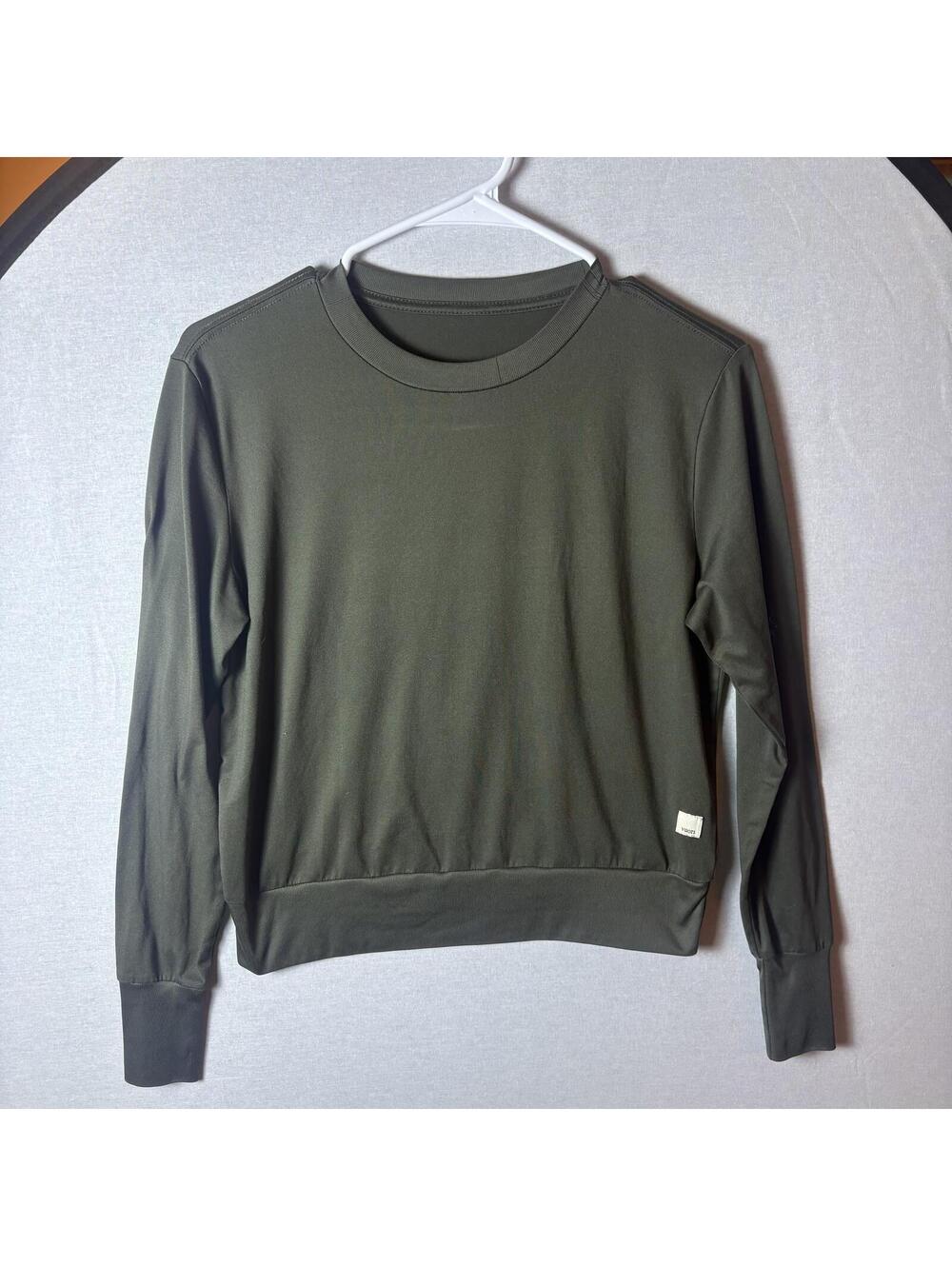 Vuori Daydream Crew Long Sleeve Size small Green - Picture 1 of 7